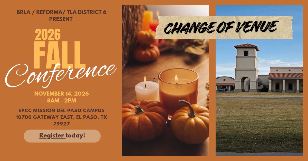 2026 fall conference flyer